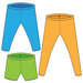 Simple LEGGINGS BUNDLE per bambine + donne in 23 taglie - Cartamodello PDF da scaricare - pantaloni cucire leggins