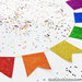 FESTONE Celebrate! - Cartamodello PDF - cucire bandierine in 5 forme, 4 misure con applicazioni lettere, numeri, simboli