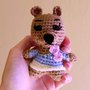 Orsetto amigurumi con fiocco