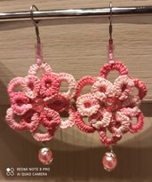 Orecchini Flower Pink
