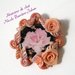 Broche Rose d'or