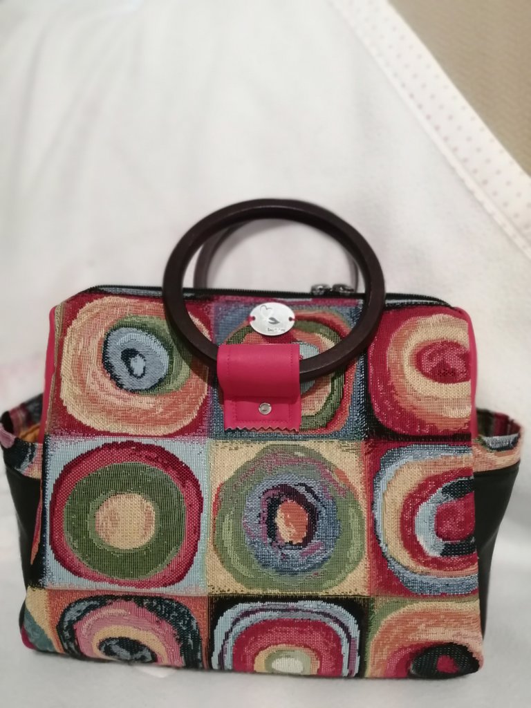 Borsa Bauletto Donna Laura Biagiotti DEMA - In Ecopelle, Tonda, Due Manici E Tracolla, 33x22x17 Cm