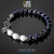 CERAMIC_DARK BLU  - BRACCIALI REVES FATTI SU MISURA CON PIETRE NATURALI E COMPONENTI IN ARGENTO925,ACCIAIO 316L E METALLO