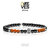 mod. ZEUS - BRACCIALI REVES FATTI SU MISURA CON PIETRE NATURALI E COMPONENTI IN ARGENTO925, METALLO E ACCIAIO 316L