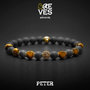 MOD. PETER - BRACCIALI REVES FATTI SU MISURA CON PIETRE NATURALI E COMPONENTI IN ARGENTO925, ACCIAIO 316L E METALLO