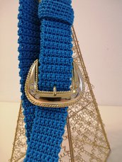 Cintura cotone turchese 