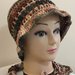 Cappello donna in cotone uncinetto 