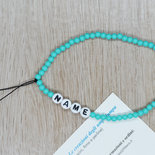 Bracciale Porta Telefono Con Perline In Legno E Silicone | Include 2 Adesivi, Cinturino A Mani Libere Universale - 6