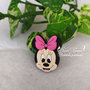 Inserto in silicone alimentare *Minnie*  -Fiocco fuxia-