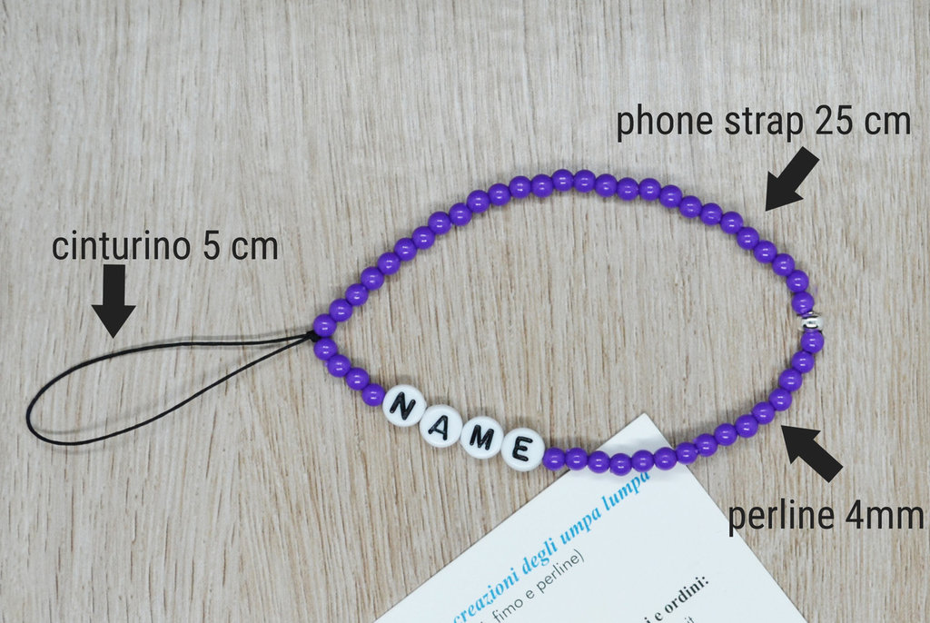 Cordini Per Telefono Con Perline - 2 Pezzi Anti-Smarrimento Per Cellulare