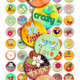 CIRCLES CRAZY -  immagini mm 25,4 tonde per pendenti, bottlecup, scrapbooking - Download pdf o jpeg file - Stampali quanto vuoi!