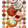 CIRCLE HEART - immagini mm 25,4 tonde per pendenti, bottlecup, scrapbooking - Download pdf o jpeg file - Stampali quanto vuoi!