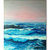 ACRILICO SU TELA ORIGINALE "Before the night" - mare dipinto - tramonto sul mare - onde  