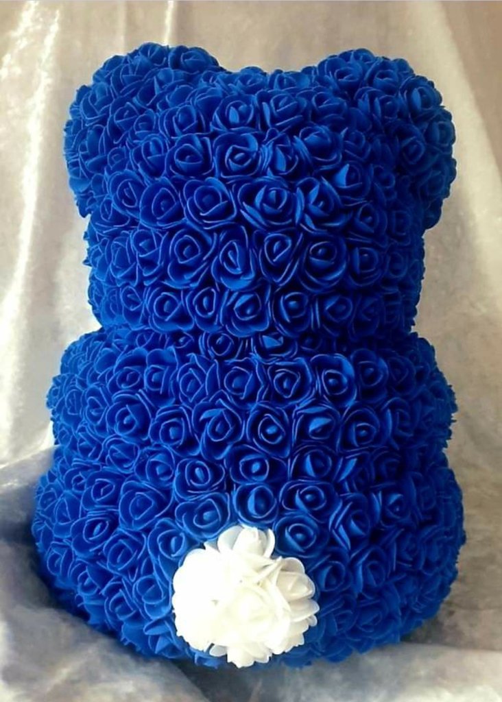 Fiori Artificiali Forma Di Orso Forma Di Rosa, Orsacchiotto Decorazione Regalo Rosa, Regalo Per - Foto 2