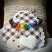 Bracciale arcobaleno perle vetro satinate colorate e nere distanziatori rondelle strass grigio