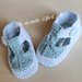 Scarpine sandali neonato in puro cotone 100%