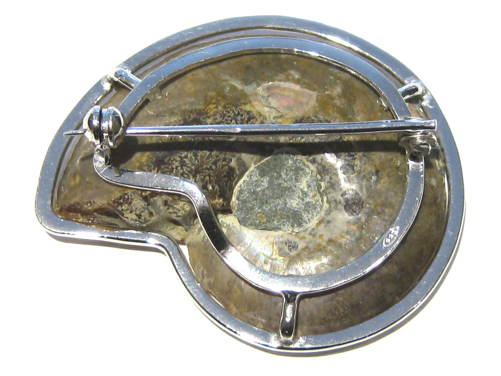 Spilla Boho Conchiglia All'uncinetto, Spilla Freeform Con Perline Di - Foto 4