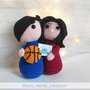 Caricatura all'uncinetto amigurumi