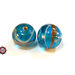 Lotto: 20 Perle Vetro - Tonde Sfera - 12,5 mm - Colore: Azzurro - KR12-T