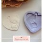 Stampo cuore in silicone maternita'