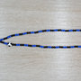 phone strap perline squadra calcio blu nero, cinturino per telefono perline, catenella per cellulare, ciondolo perline telefono