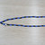 phone strap perline squadra calcio blu nero, cinturino per telefono perline, catenella per cellulare, ciondolo perline telefono