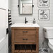 Adesivo Bath in stile country industrial