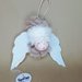 Angelo "Pigottina " piccolo con ali bianche e decorazioni beige