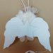 Angelo "Pigottina " piccolo con ali bianche e decorazioni beige