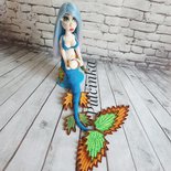 Sirena Mermaid Undine Nixie Bambola Handmade UncinettoAmigurumi Crochet Knitting