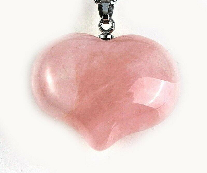 Pietra del sollievo a cuore - Quarzo rosa - piccola