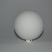 Palla in terracotta bianca da decorare cm 6