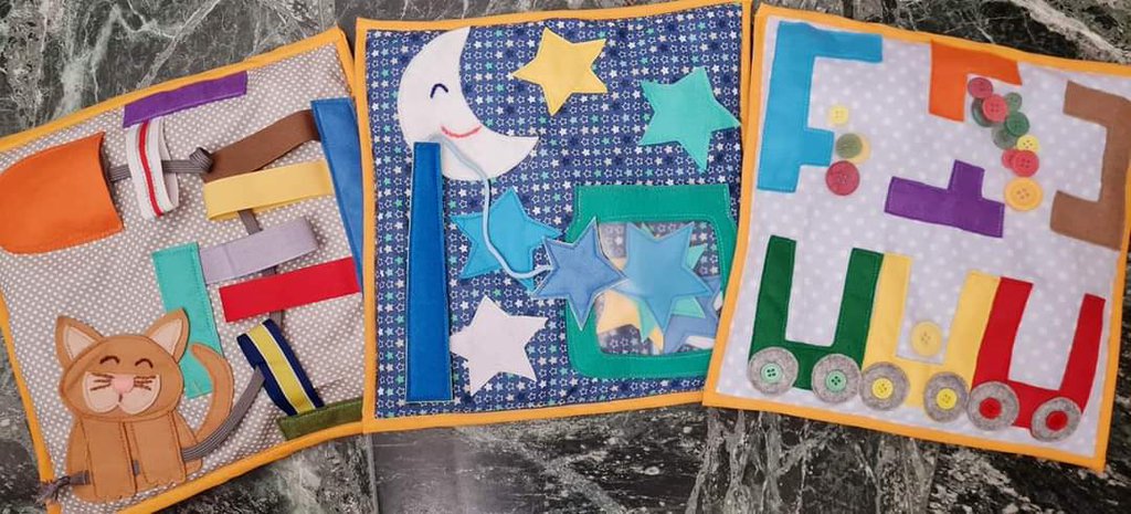 Quiet book libro sensoriale - Bambini - Giocattoli - di La casa dei