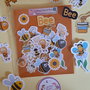 Die cut bee ritagli scrapbooking api e fiori