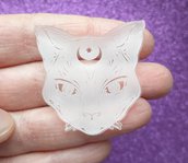 Stampo in gomma siliconica Mystic Cat 