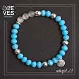 COLORFUL 23 - BRACCIALI REVES FATTI SU MISURA CON PIETRE NATURALI E COMPONENTI IN ARGENTO925,ACCIAIO 316L E METALLO