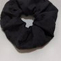 Scrunchie in sangallo nero