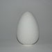 Uovo di pasqua in terracotta bianca da decorare cm 10