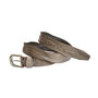 Cintura in Vera Pelle di alta qualità, colore grigio