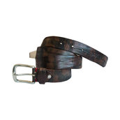 Cintura in Vera Pelle  di alta qualità, disegno mimetico