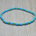 Braccialetto Elasticizzato Con Perline Colorate GIADA PIANETI Azzurro - Foto 12