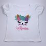 T-shirt Gatto personalizzata con nome - ricamata - dettagli in glitter