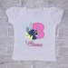 T-shirt Pesciolino personalizzata - dettagli in glitter - cotone 100%