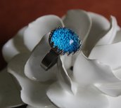 anello minimondo blu