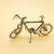 bicicletta piccola da corsa in acciaio misure 16x10 cm bicycle Metal sculpture metal artmetal sculpture art recycled metal art