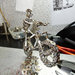 fat bike Metal sculpture,bici cross,scultura bicycle ,bici arte,riciclo,scultura fat bike,regalo ciclista,regalo  bike