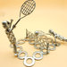 tennis ,gioco tennis . tennis regalo tennista Metal sculpture ,scrap metals,metal sculpture art,riciclo tennista  gift  racchetta tennis