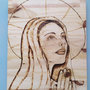 quadro della Santa Maria inciso su legno