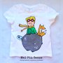 T-shirt bianca bimbo/bimba - taglia 24 mesi - Piccolo Principe