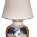 Lampada in ceramica di Castelli disegno Orsini Colonna cm 55
